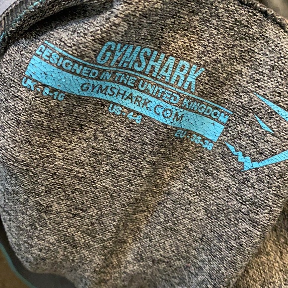 Gymshark flex leggings (old style) grey with dark grey around ankles - Picture 2 of 2